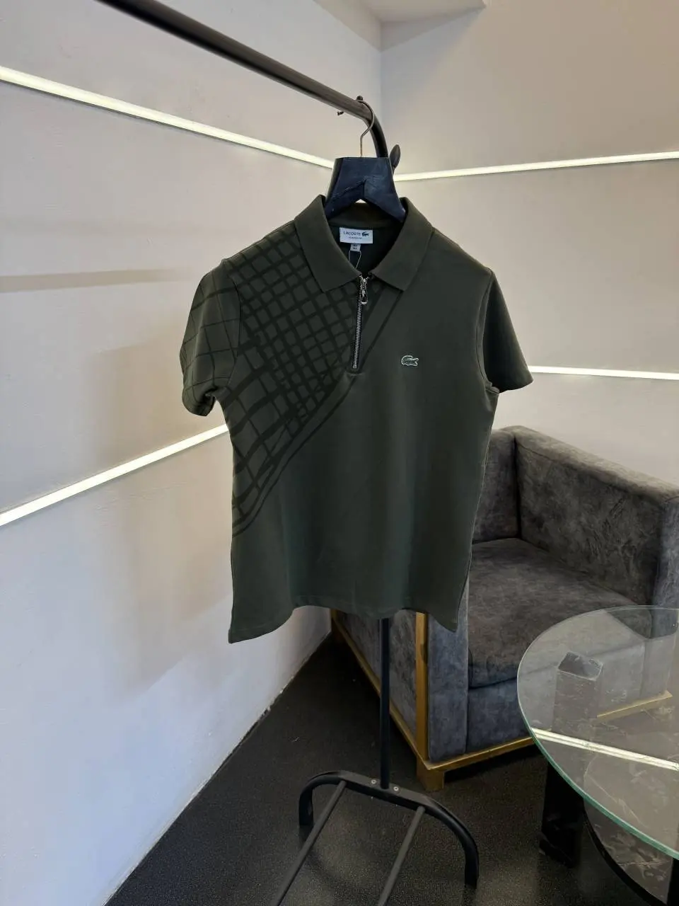 Lacoste imported polo tshirt green