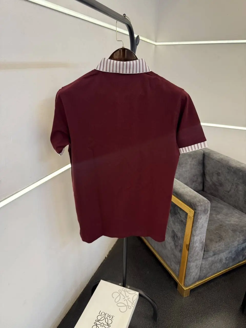 Loew e box pack imported polo tshirt wine - Image 3