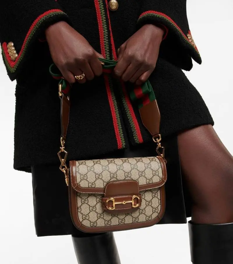 Gucci CB Horsebit 1955 Small ShoulderBag With Premium DoubleBox Packing 2 LongBelt Highend WithCarryBag - Image 7
