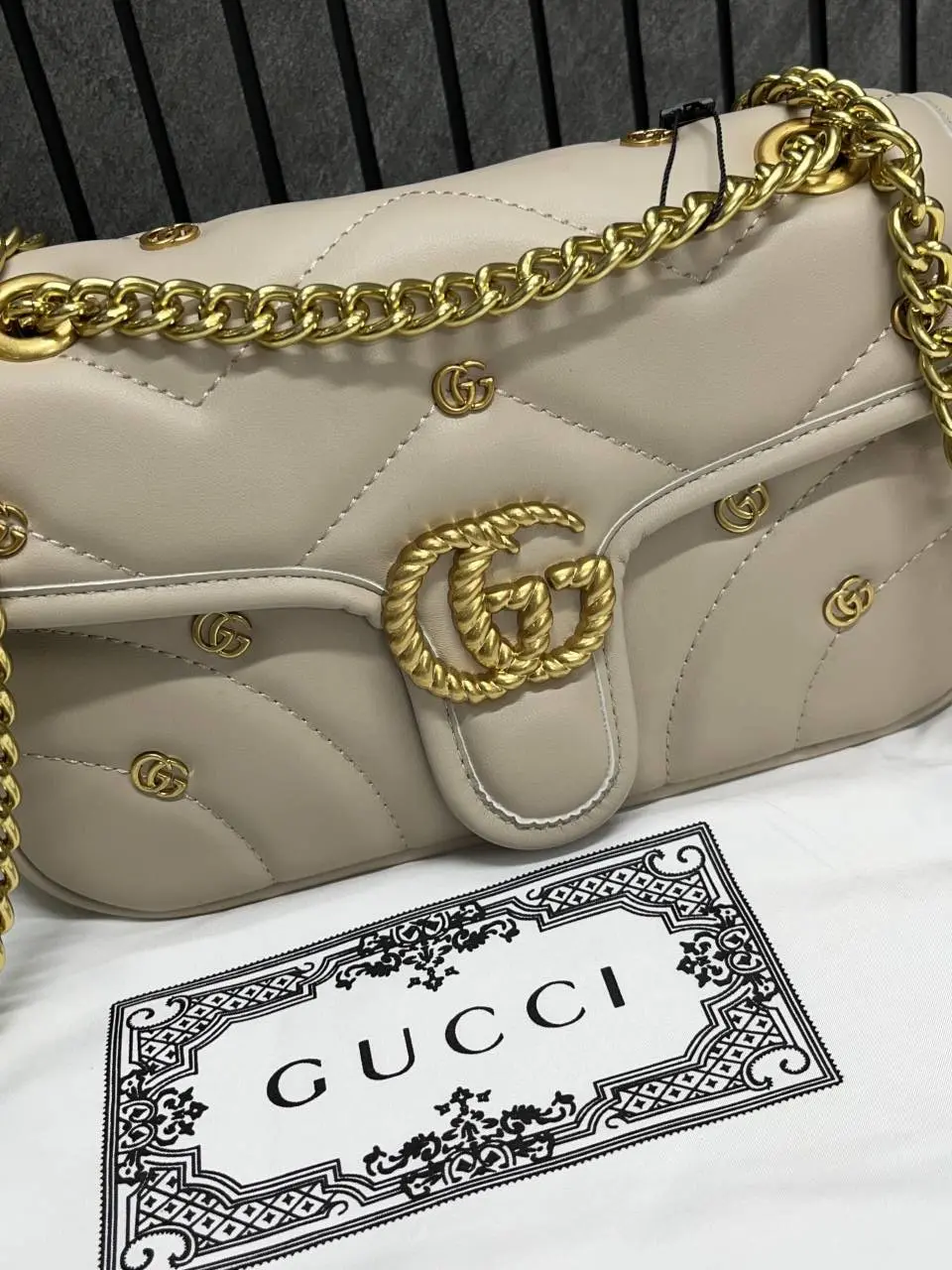 Gucci Marmont GG Edition Apricot With OriginalBox DustCover - Image 3