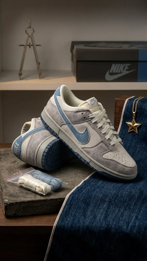Nike SB DUNK OTOMO KATSUHIRO GREY BLUE - Image 6