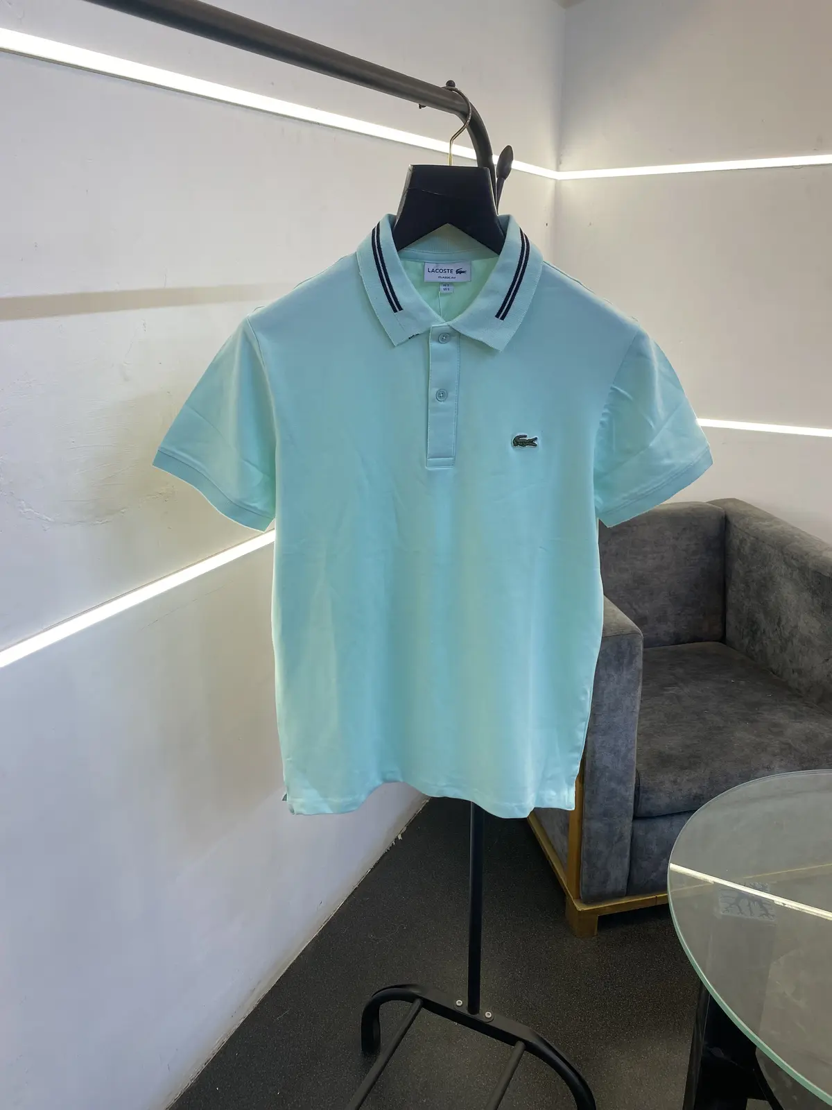 Lacoste Imported quality polo tshirt mint green sale