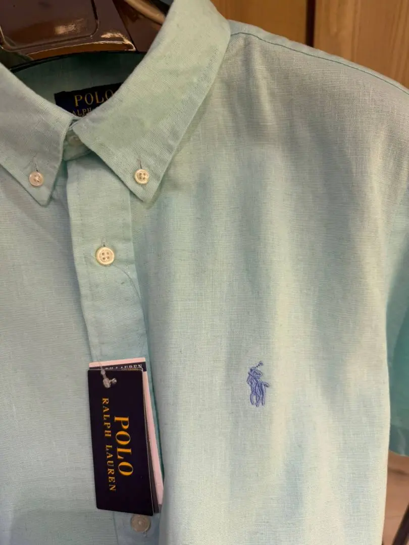 Ralph LAUREN P-OLO IMPORTED STORE ARTICLE SHIRT leelan fabric - Image 3