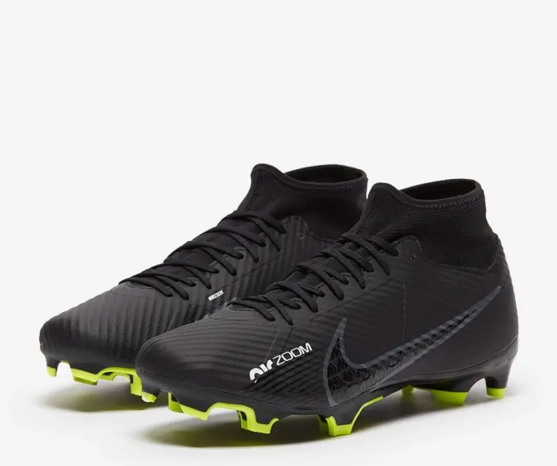 Nike Zoom Mercurial Superfly 9 Pro FG Black Volt Football shoes