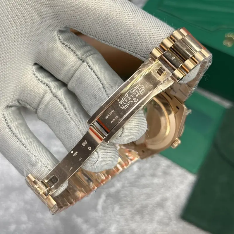 Rolex Oyster perpetual Day Date Rose Gold Chocolate Ref228235 Z-R Quality - Image 5
