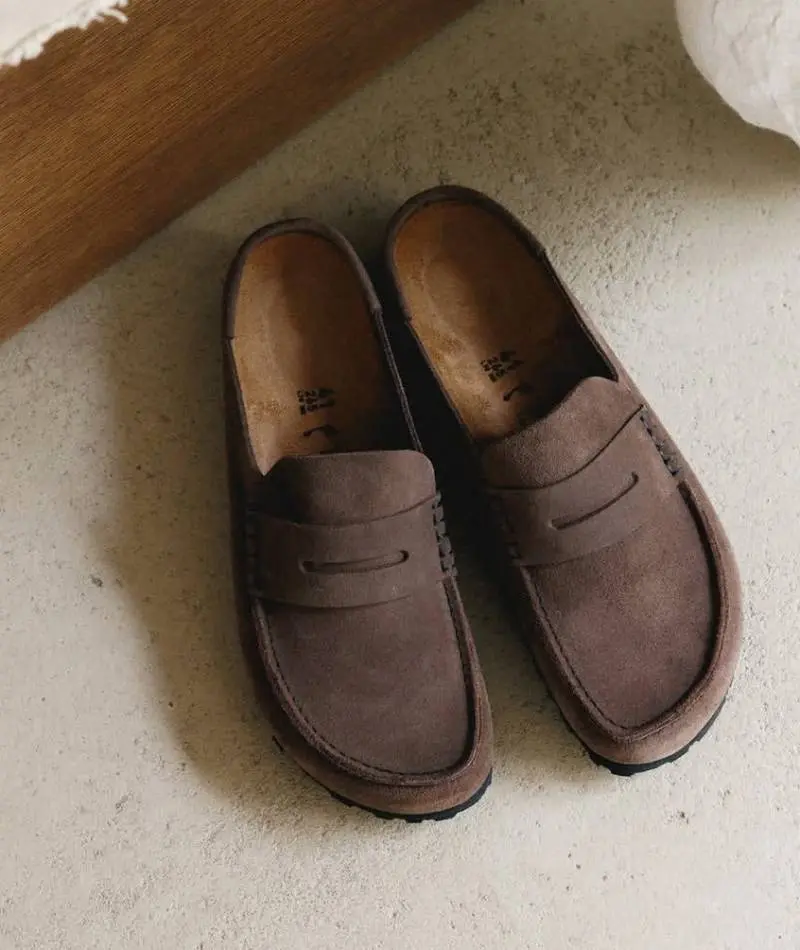 Birkenstock Naples Wrapped Suede Wine - Image 4