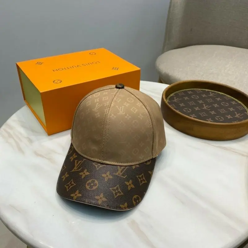 Louis Vuitton Exibit Dual MonoGram Premium Unisex Cap (With Safety Box)
