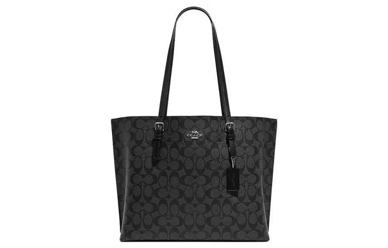 Coach Mollie Large Black-Mono Tote With OriginalBox Packing - Image 4