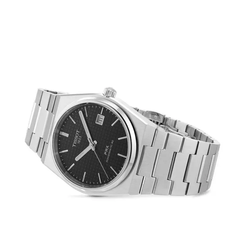 Tissot 1853 Prx Automatic Top Quality Silver-Black - Image 6