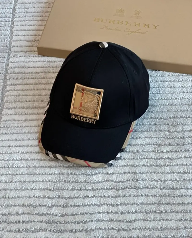 Burberry Equestrian Knight Black Monogram Premium Unisex Cap (With Safety Box) - Image 3