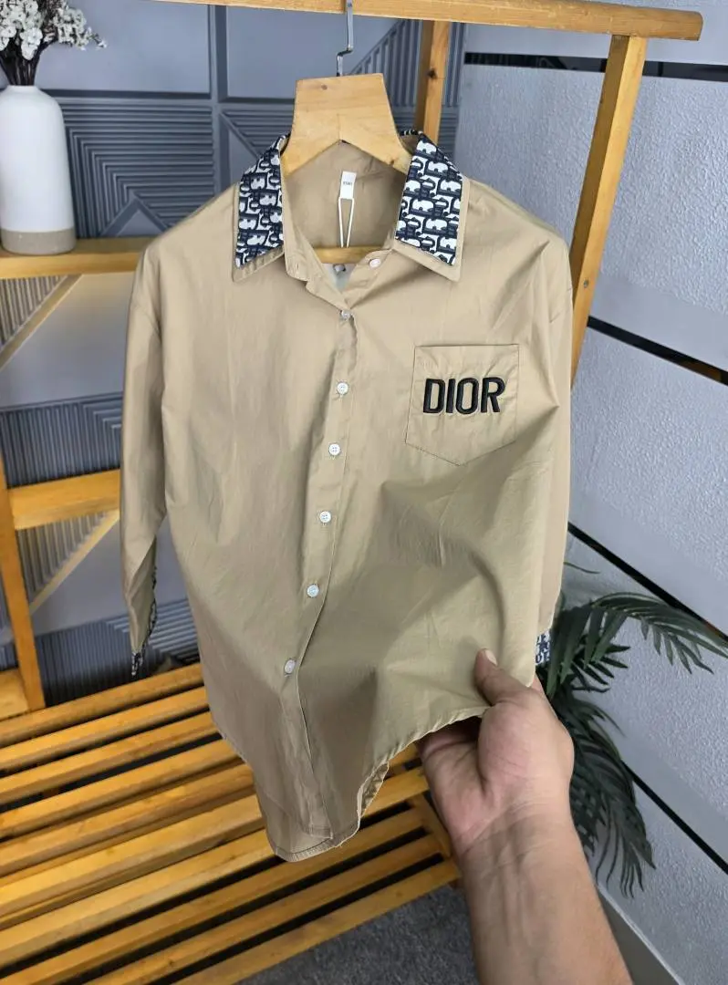 Dio Collor Logo Shirt Biscuit S113-BR - Image 4