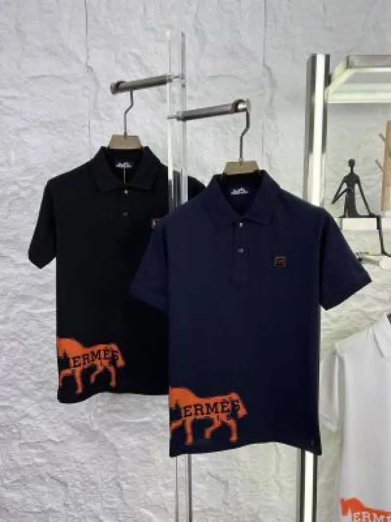 No return Hermez imported Polo Tshirt Black