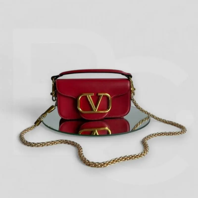 Valentino V Lock Red Small With OriginalBox - Image 8