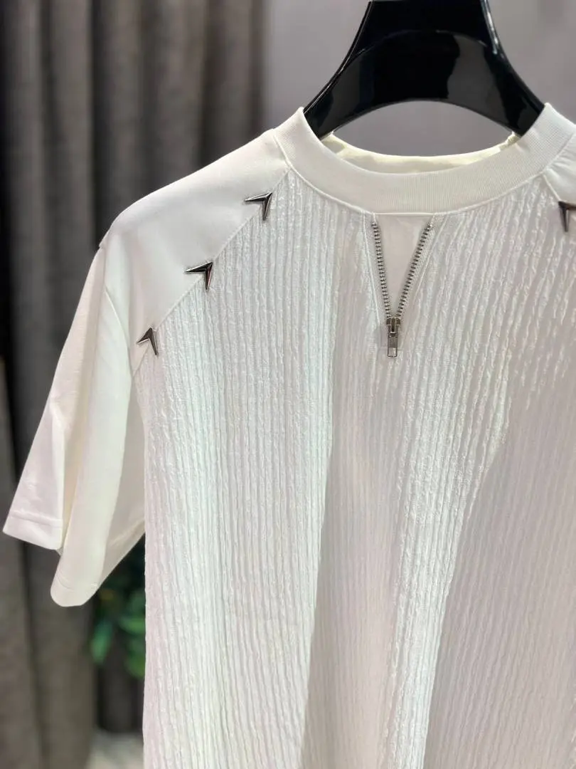 KOREAN IMPORTED HIGH DEMAND ARTICLE T-SHIRT WHITE - Image 5