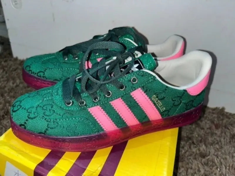 Adidas x gazellee green pink fix - Image 2