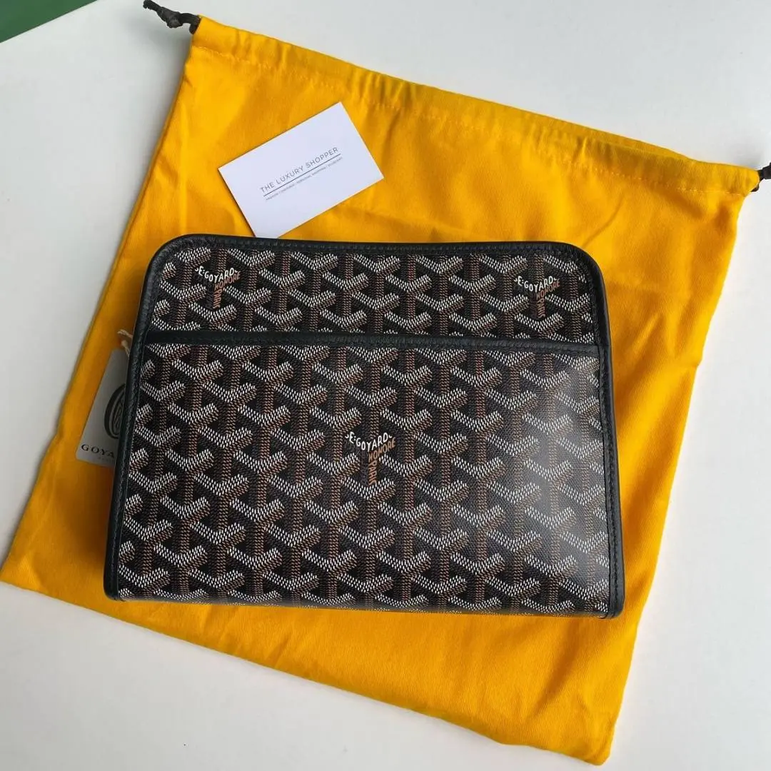 Goyard Black Jouvence BB Small Pouch With Original Box And Dustcover - Image 2