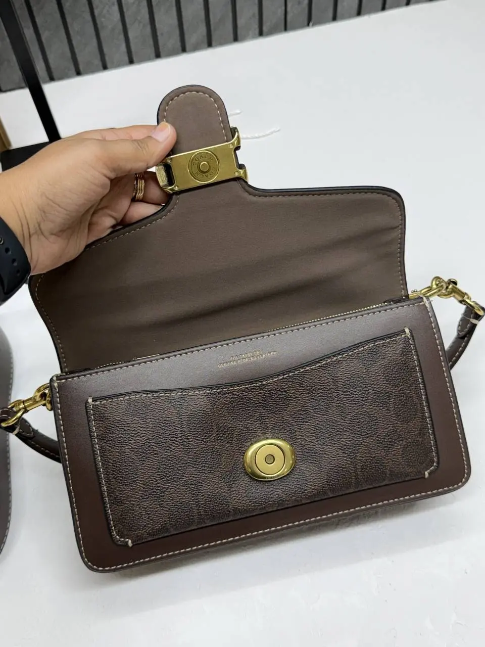 Coach Tabby 26 Highend Quality Maple Mono With Original Box & DustCover With Branding inside the flap 11 Highend - Image 8