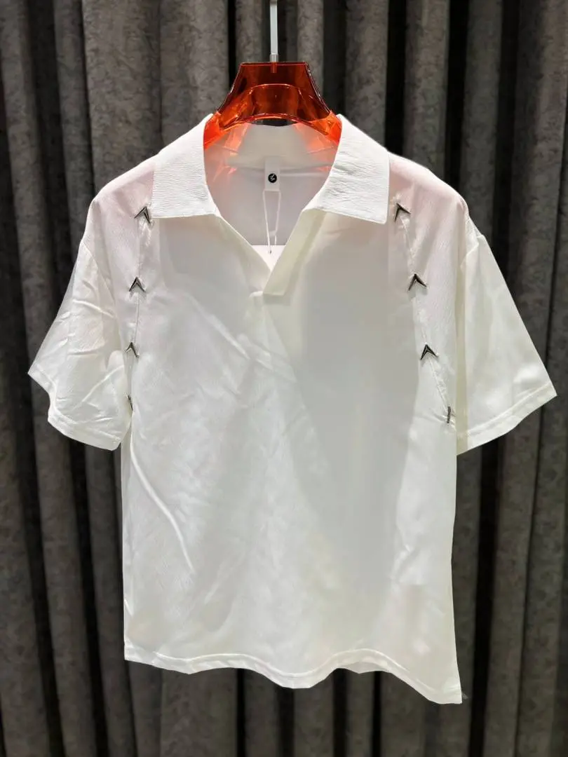 KOREAN IMPORTED HIGH DEMAND ARTICLE POLO T-SHIRT WHITE