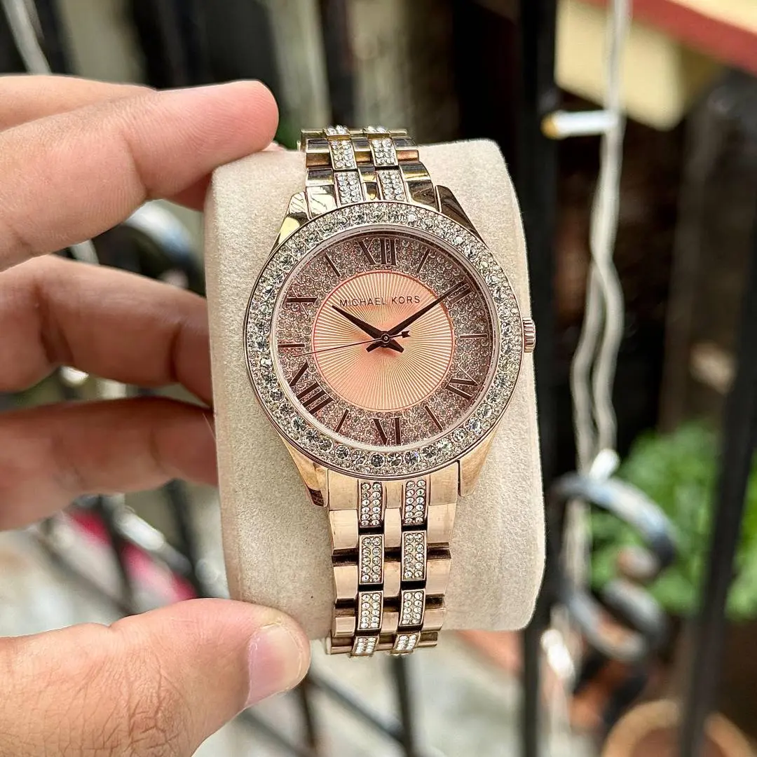 Michael kors Harlowe Quartz Crystal Rose-Gold - Image 2