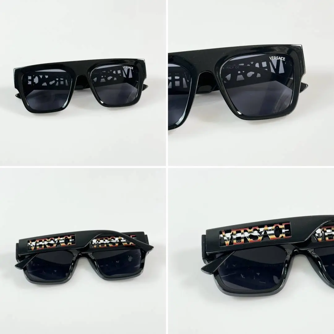 Versace 4430 Shine Black Multi - Image 4
