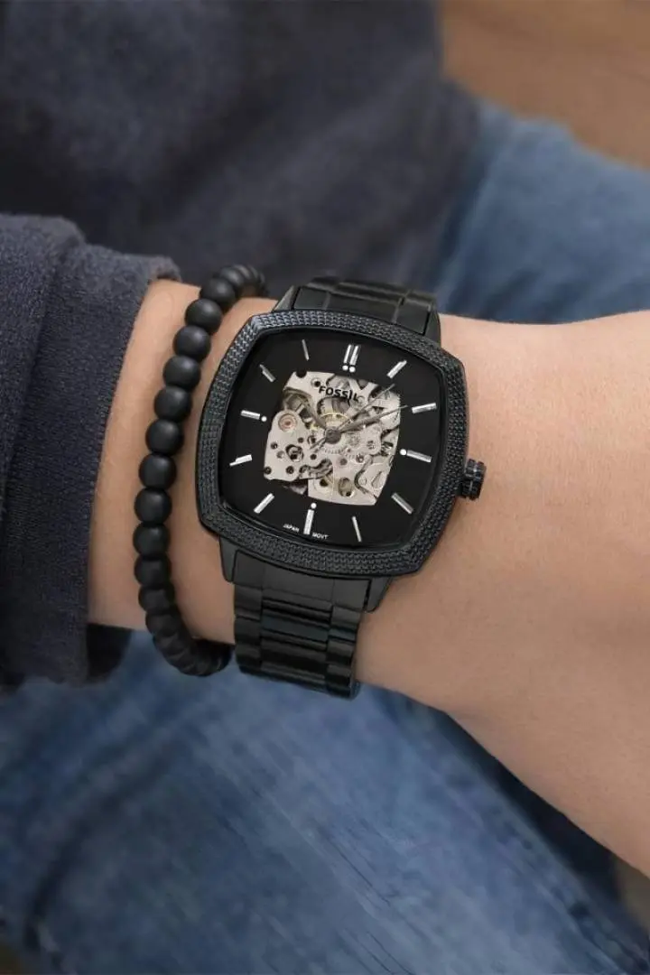 Fossil x Nick Jonas Machine Luxe Automatic full black - Image 3