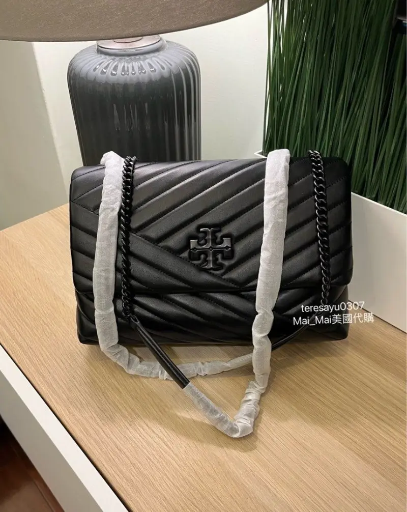 Tori Burch Kira AllBlack Quilted Shoulder With DoubleBox - Image 6