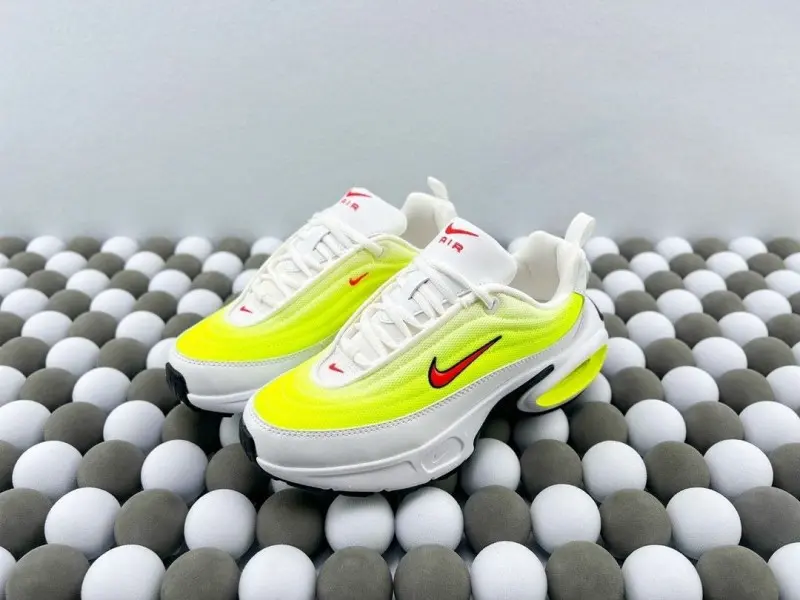Nike Airmax Portal Sneakers White Yellow - Image 6