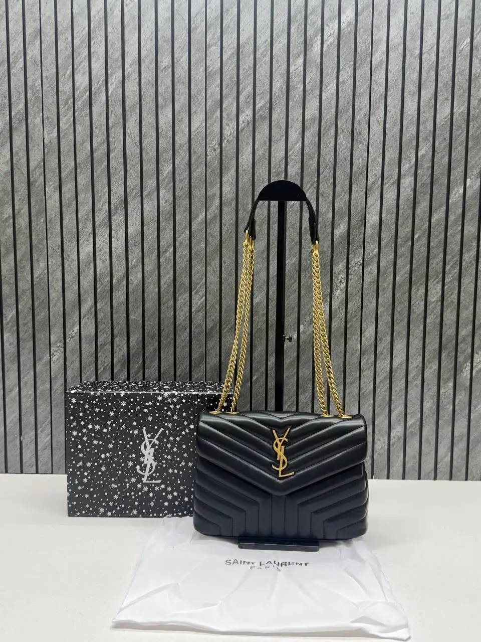 Ysl Lou Lou Medium Size 8802 Shoulder Bag With Original Box & DustCover Packing - Image 5