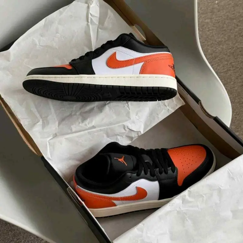 AIR JORDAN 1 LOW BLACKSTARFISH-WHITE-SAIL - Image 6