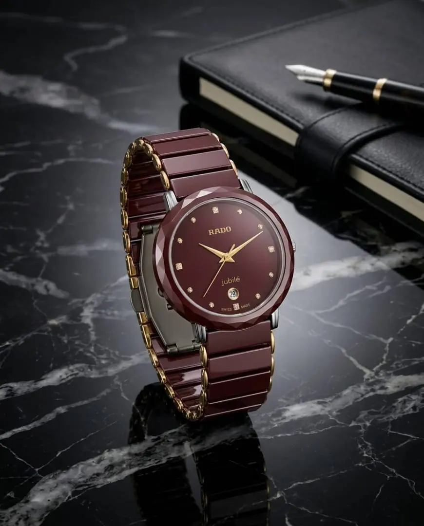 Rado Centrix Jubil cherry single dimond