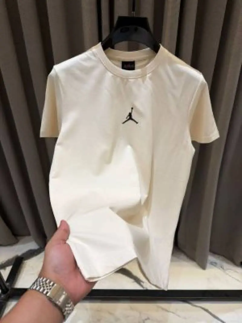 Jordan impoted primium T-shirt Cream - Image 2