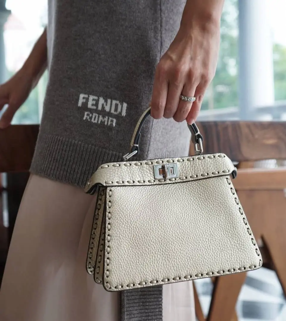 Fendi Whiye PeekaBoo IseeU Mini With OriginalBox