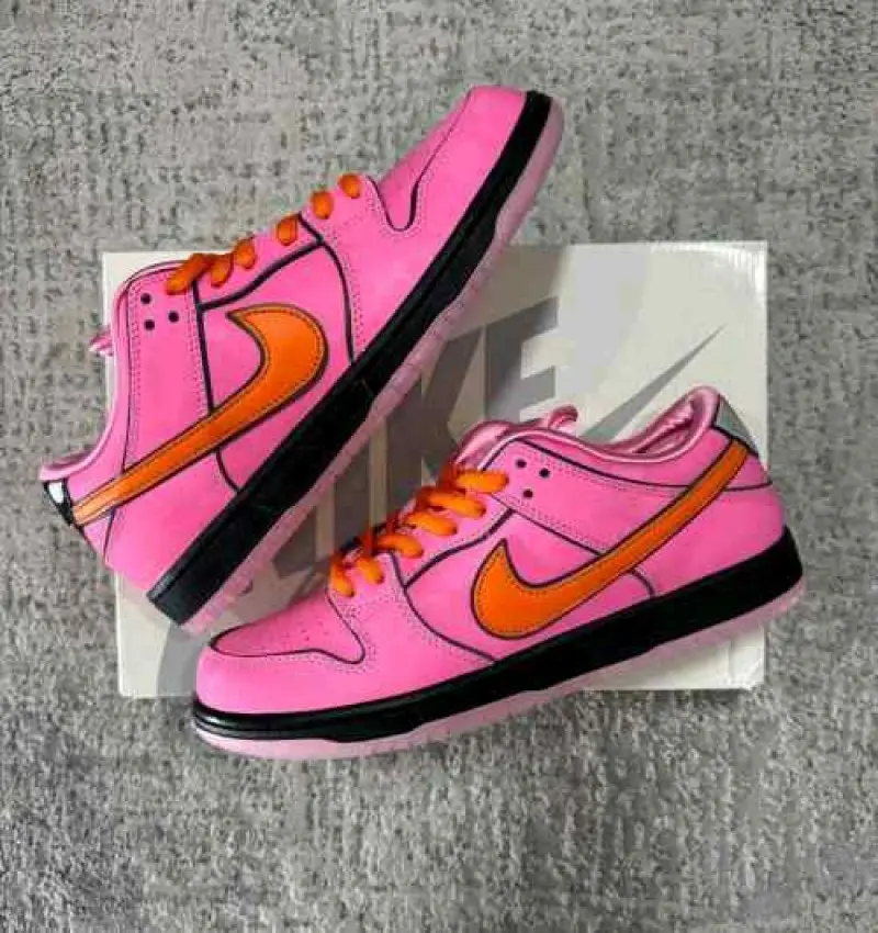 Nike SB Dunk Blossam Pink PowerPuff 584 - Image 5