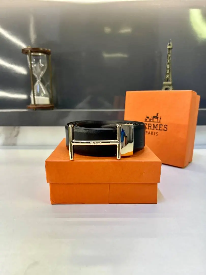 Hermes Gold Black Belt Fa 733 - Image 2