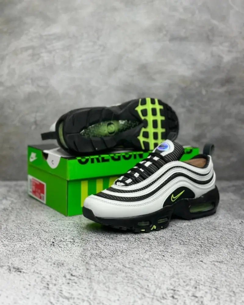 Division X Airmax 95 97 Oregon Ducks Gradient Black Silver fresh sale