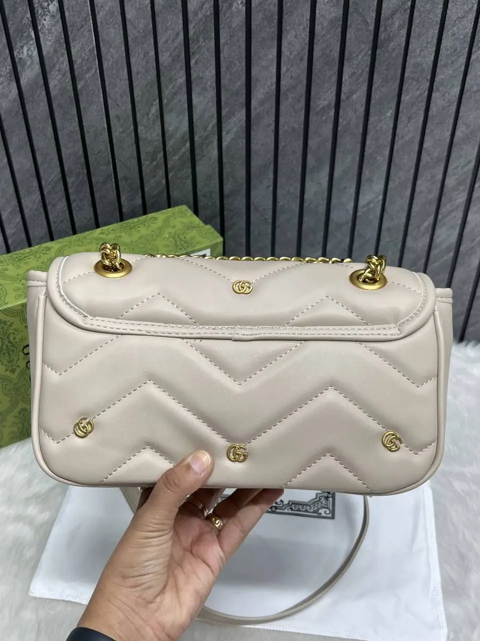 Gucci Marmont GG Edition Apricot With OriginalBox DustCover - Image 6