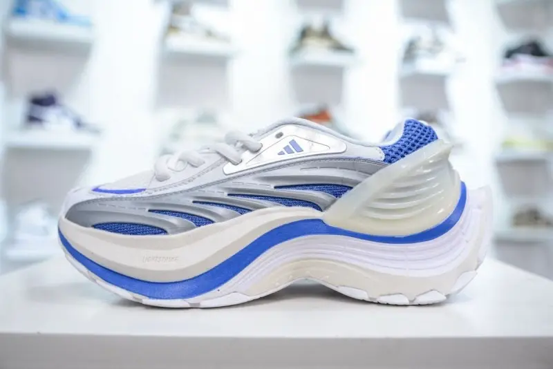Adidas XLG White Blue--SALE - Image 7