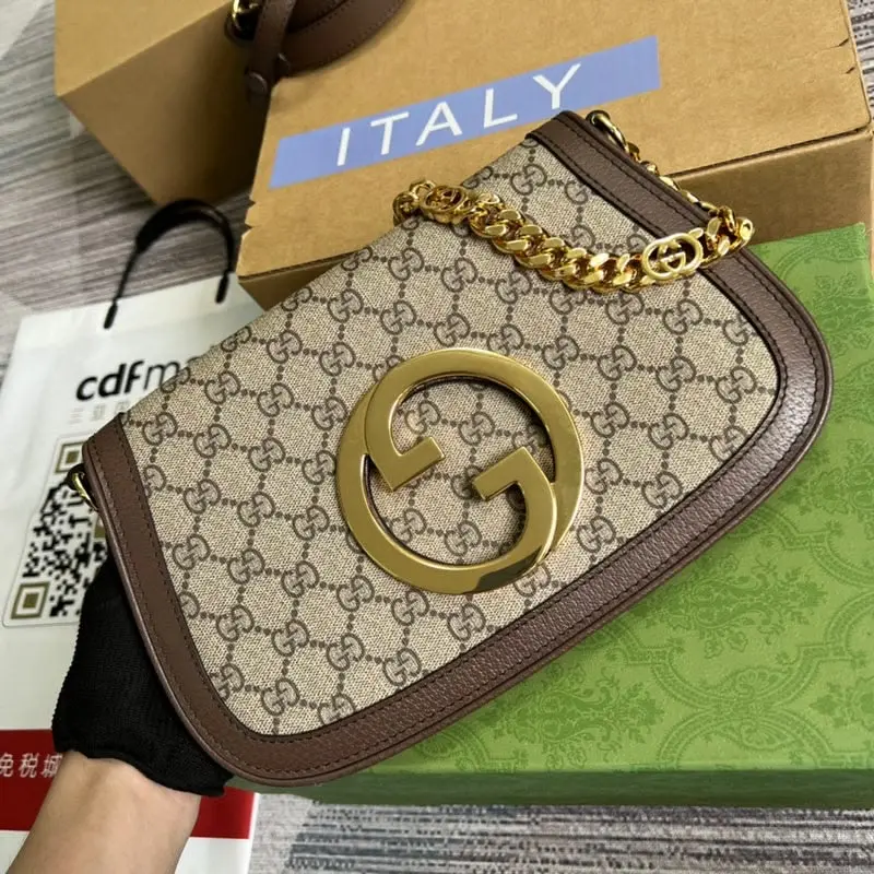 Gucci Blondie Medium Shoulder Bag With Long belt Originalbox & DustCover - Image 4