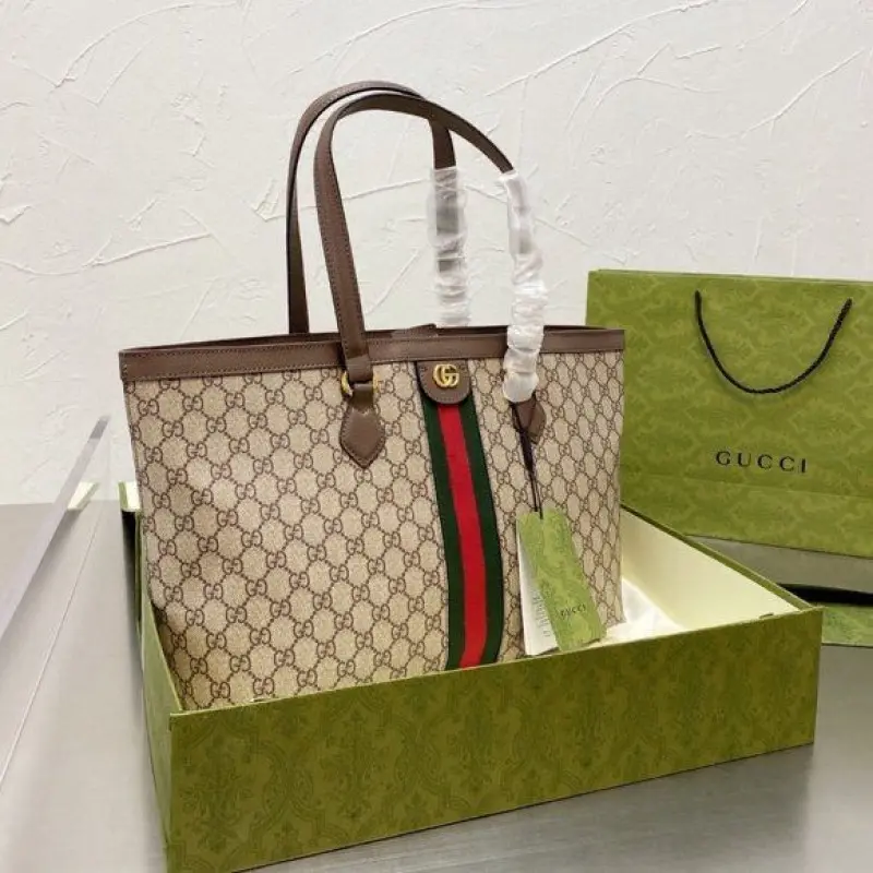 Gucci GG Ophidia Supreme Premium Tote Bag With OG Box & Dust Bag & Tags (Supreme-407) - Image 7