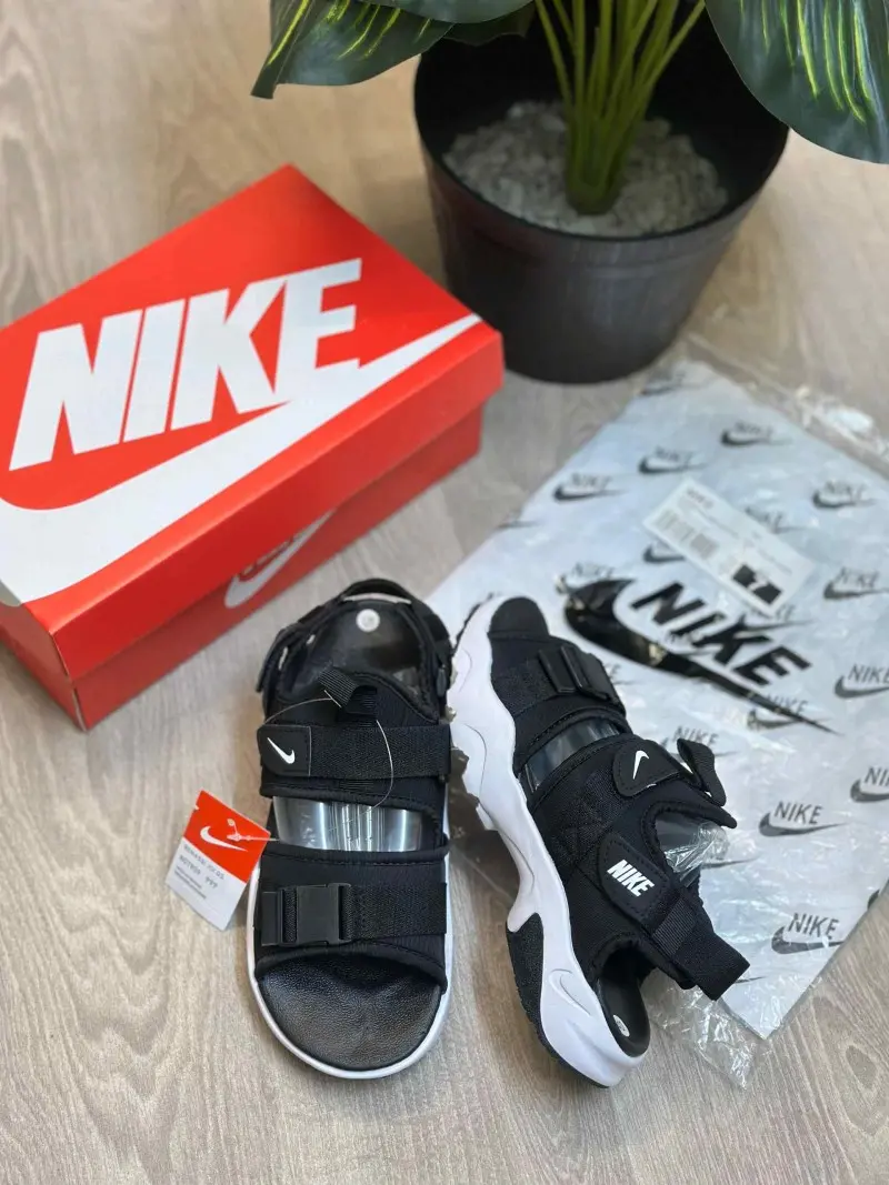 Nike Canyon Black White Premium Sports Sandal - Image 2