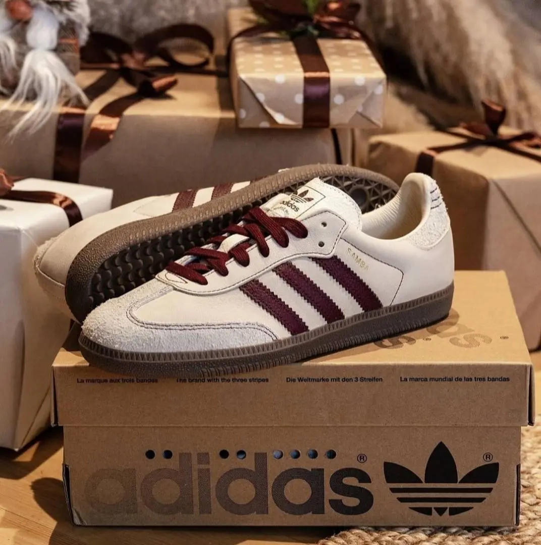 Adidaass Samba Og Wonder White Maroon - Image 2