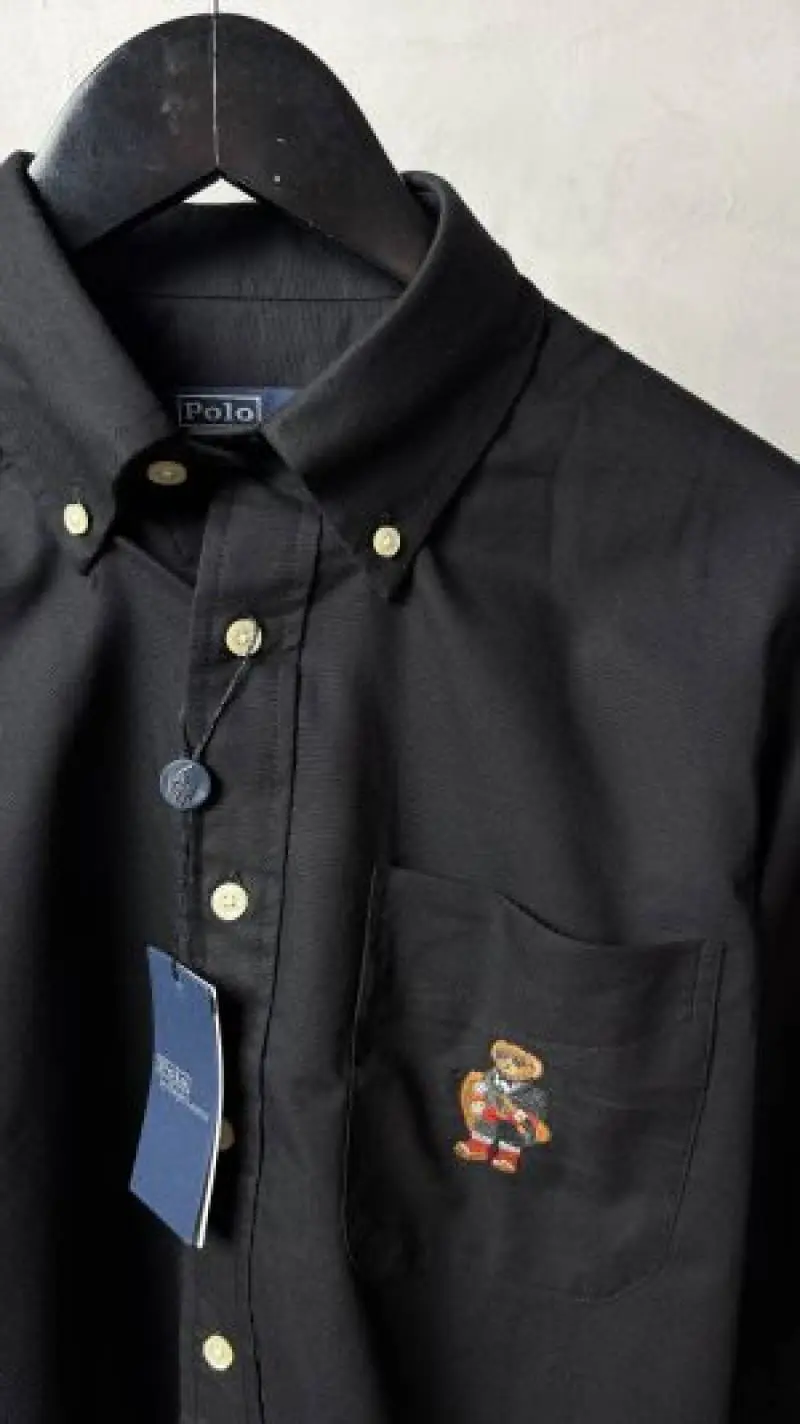 Ralph lauren premium bear logo shirt 1265 - Image 2