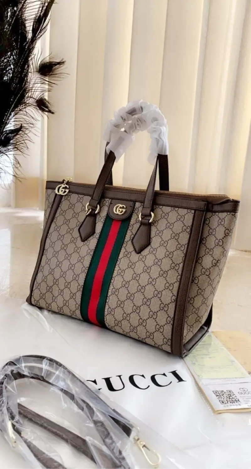 Gucci Ophidia Medium Tote Premium DoubleBox Packing - Image 9