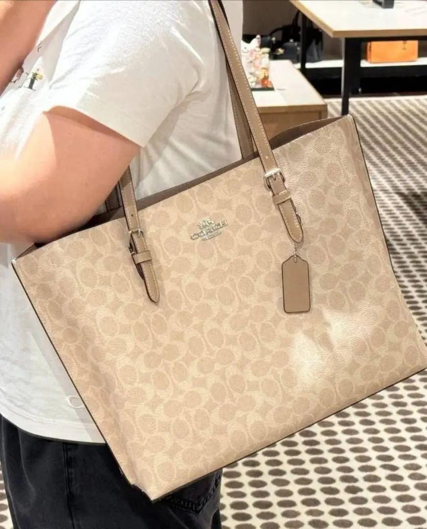 Coach Mollie Large Milk-Tea Tote With OriginalBox Packing - Image 6