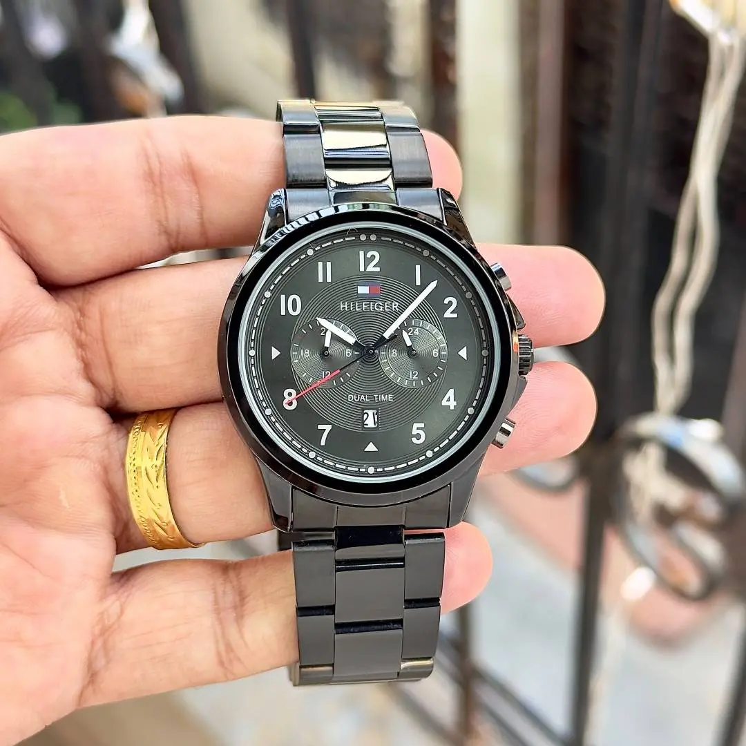 Tommy Hilfigee r Dual Time Black Green