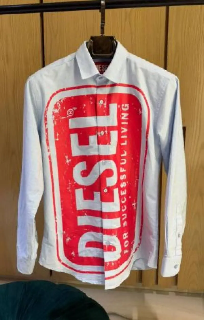 Diesel IMPORTED STORE ARTICLE SHIRT SKY BLUE