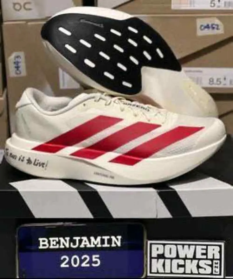 Adidas Adizero Evo Sl White Red - Image 7
