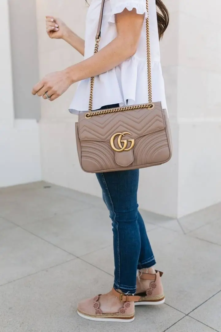 Gucci Marmont Beige Gold With OriginalBox - Image 4