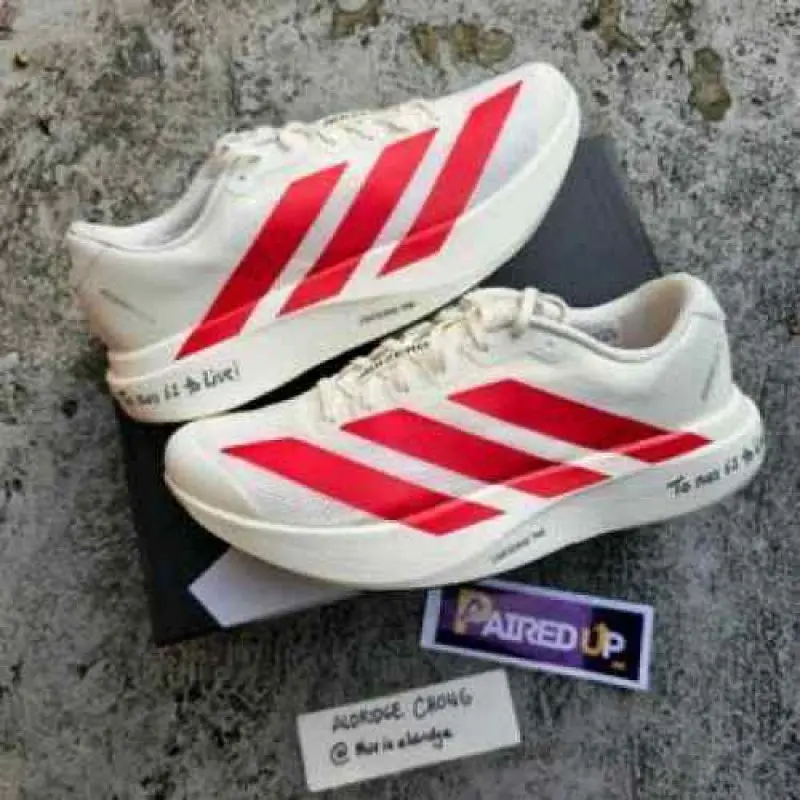 Adidas Adizero Evo Sl White Red - Image 6