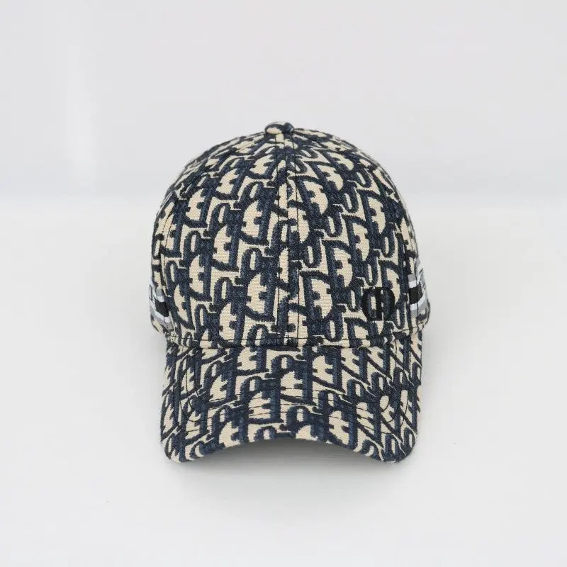 Dior Cd Oblique Monogram Premium Unisex Cap ( With Safety Box ) Blue